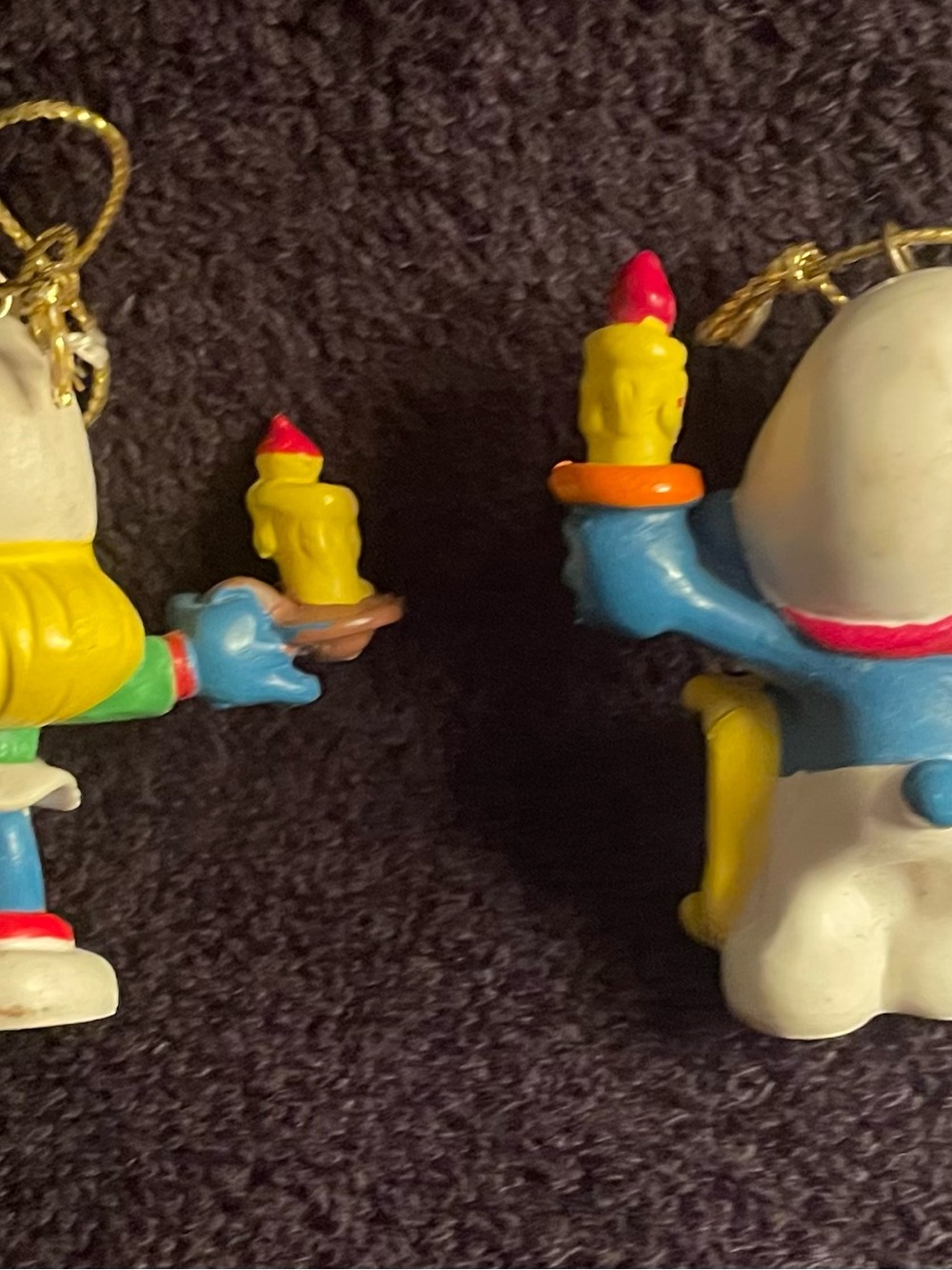 Vintage 1980’s Smurfette & Smurf Figure
Set Christmas Theme / Ornament - Picture 5 of 7